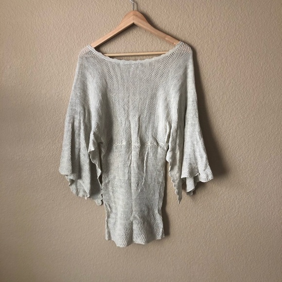 Cotton by autumn cashmere wide knit top - Picture 3 of 4